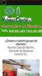 Mobile Screenshot of maderascascon.net